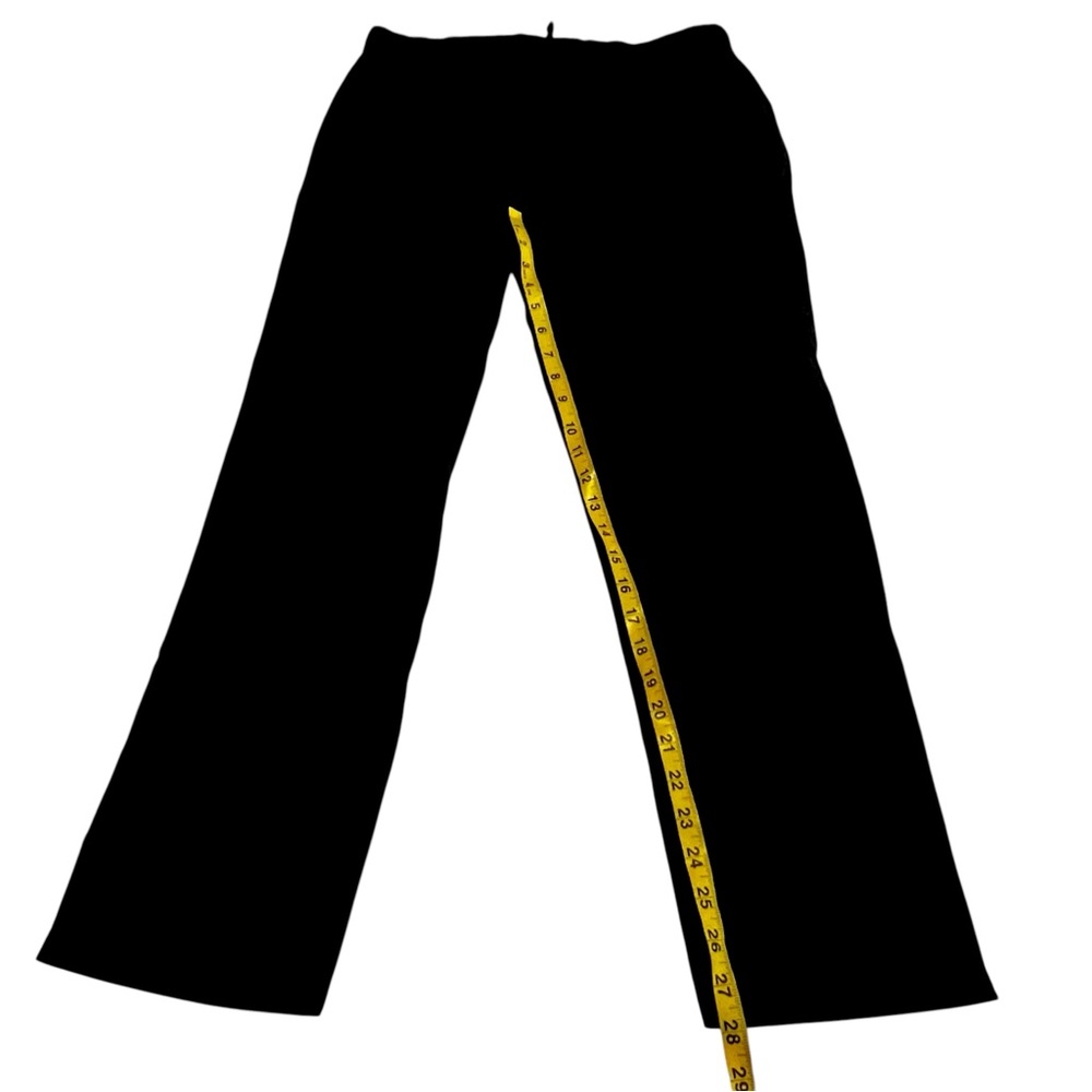 Wildfang ultimate pants in BLACK Side Pockets high rise relaxed fit straight leg - Picture 5 of 11